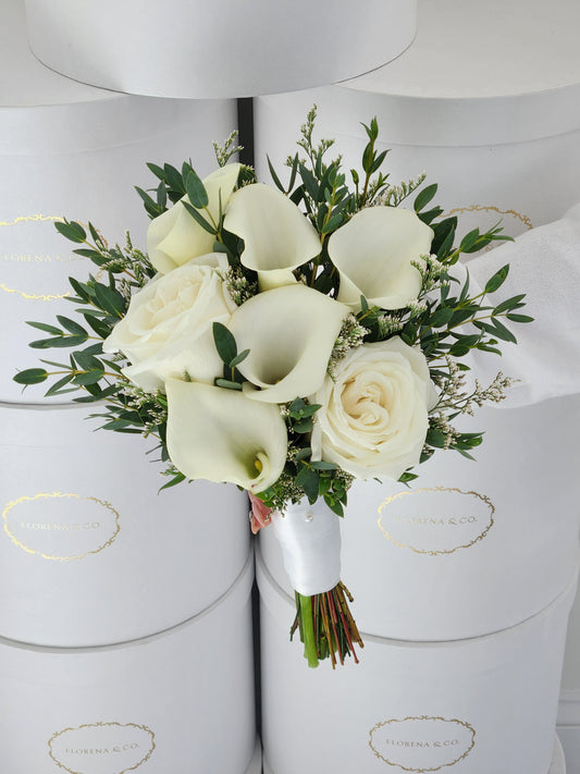 Mixed Calla Lily Bridal Bouquet