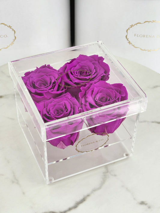 Eternal Square Rose Box