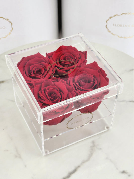 Eternal Square Rose Box