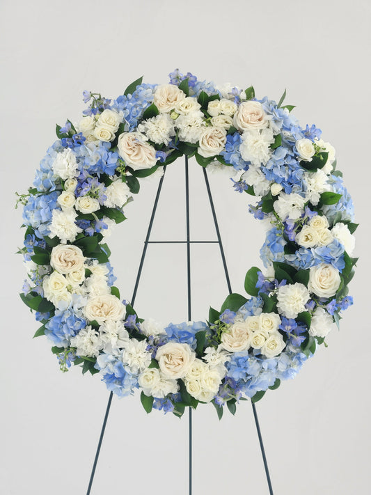 Blue Serenity Wreath