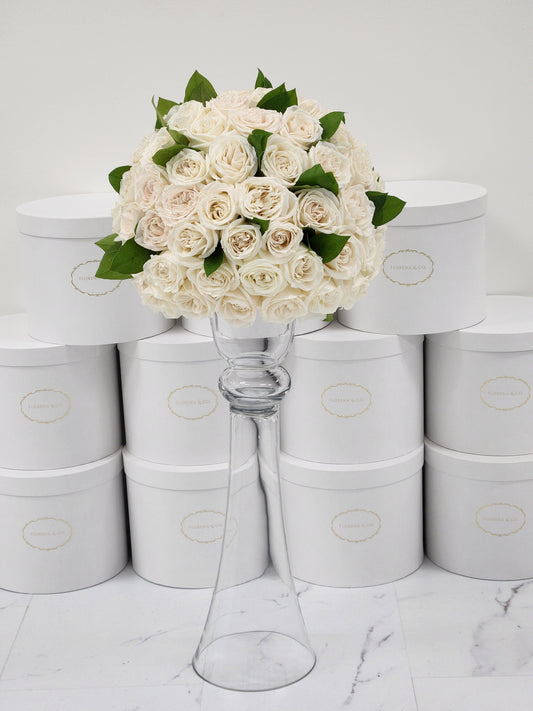 Classic Centerpiece with Greenery