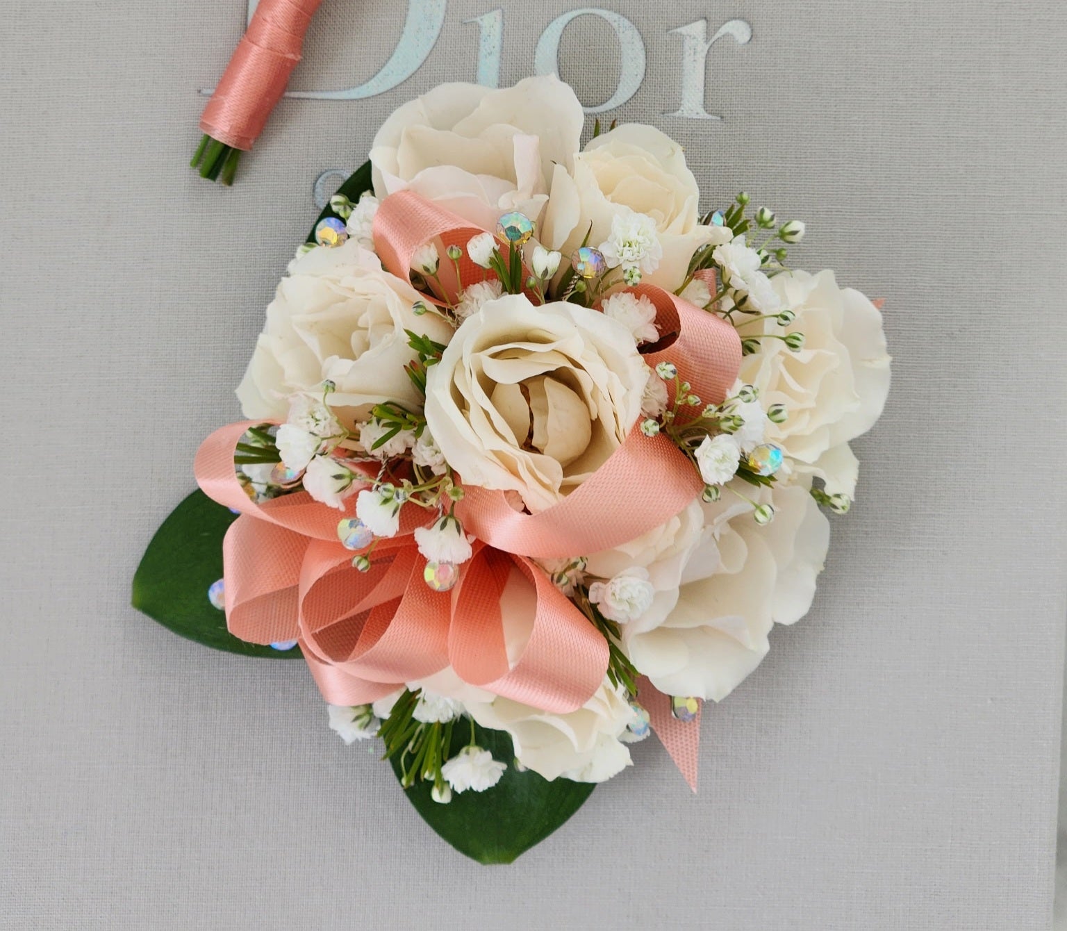 Corsage - White Roses