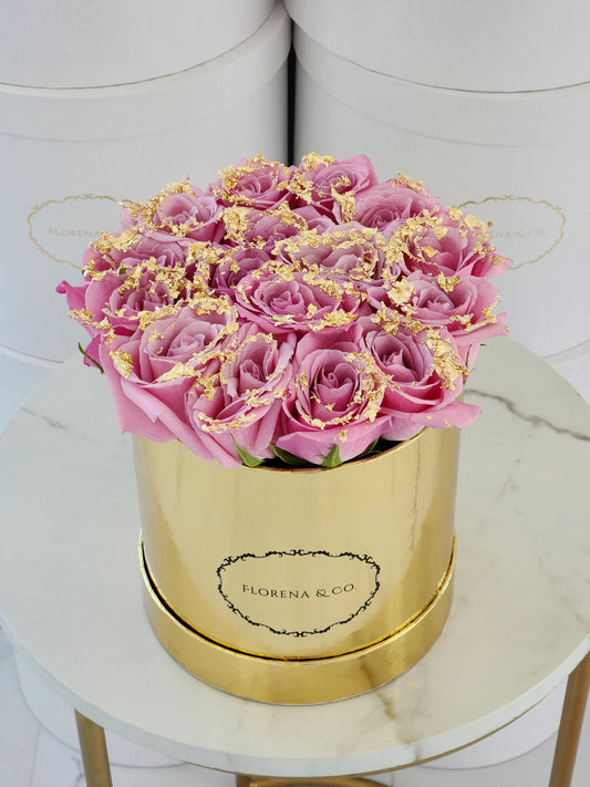 Gold Rose Box
