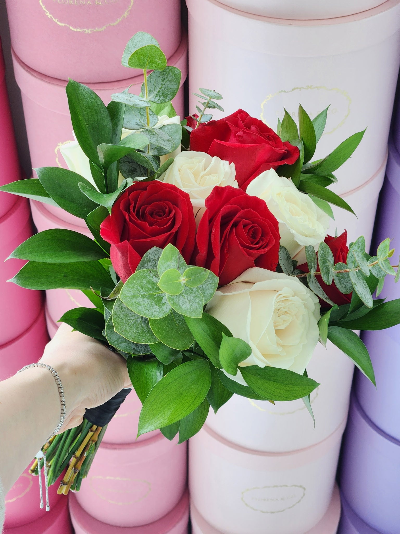 Prom Bouquet with Greenery