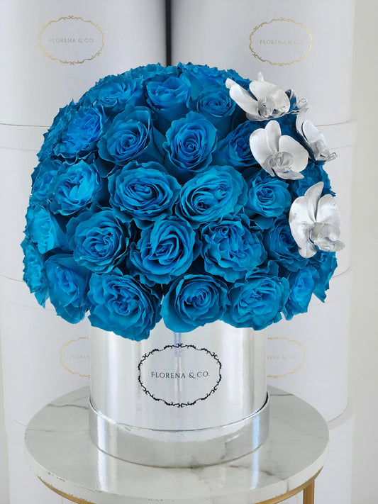 Signature 75 Teal Rose Box